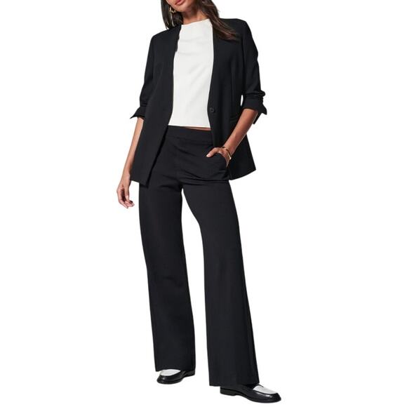 Spanx Women's Classic Black Perfect Collarless Blazer Size L - Picture 10 of 10